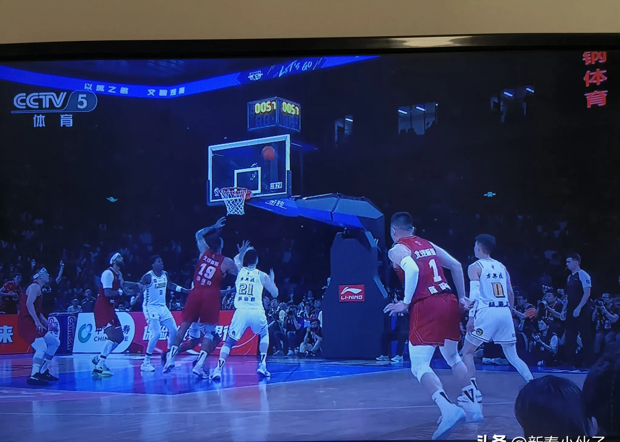 中国篮球联赛强队对决激情上演